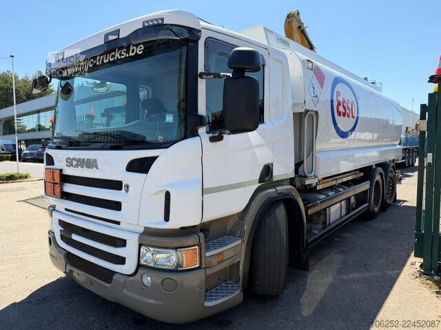 Cisternu Scania P410 6X2 FUEL TANKER 22.200L - 5 COMP. - DIESEL...