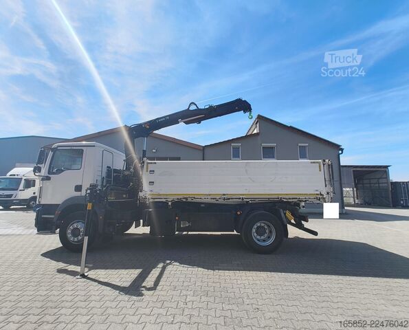 Kipper met kraan MAN TGM 18.290