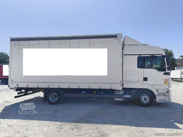 Bīdāmais tents MAN TGL 8.250 XXL Plane Standklima AHK 4x2