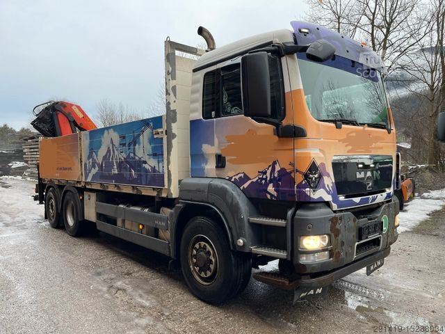 Vrachtauto met open laadbak MAN TGS 26.440 6x4H-2BL Euro 4 Hydrorive Bj 2009