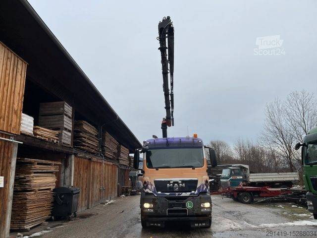 Vrachtauto met open laadbak MAN TGS 26.440 6x4H-2BL Euro 4 Hydrorive Bj 2009