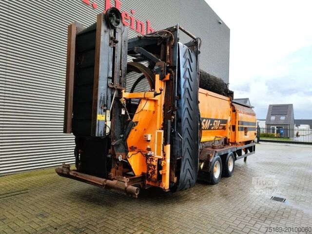 Trommelsieb Doppstadt SM 518 / SM 620 Profi 15x15 mm!