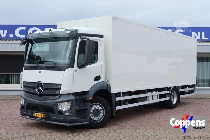 Box body Mercedes-Benz Antos 1924 LL Bakwagen + laadklep 2500 kg