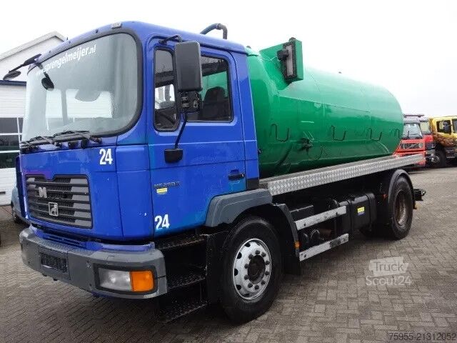 Zuigvoertuig MAN 18.284 6CIL VACUUMTANK TOILET TRUCK,MANUAL POMP