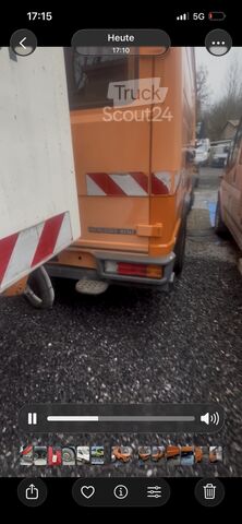 Furgoneta Mercedes-Benz 709  Hoch Lang , Arbeitsbuhne, 117500 Km