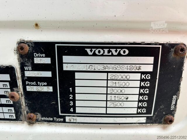 Āķa rokas sistēma Volvo FM 450 6x2*4 HMF 2420 K5 / PALIFT L=4750 mm