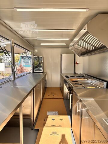 Verkeerswerkzaamheden Food Container-leer oder mit Ausstattung