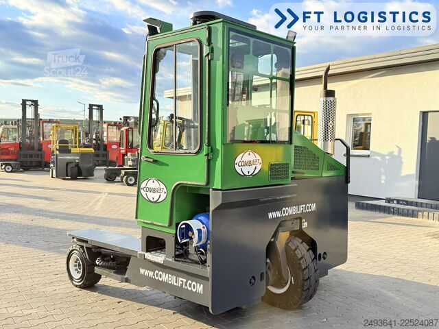 четирипосочен мотокар Combilift C4000 GAS DUPLEX 4100 FREE-LIFT CABIN