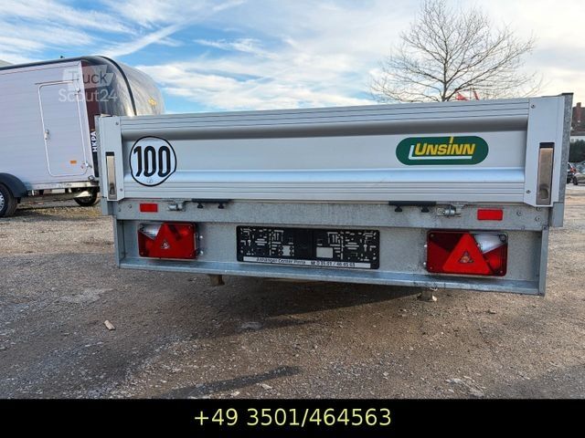 Reboque para automóvel UNSINN FZ-TECHNIK Hochlader 2760x1500x300mm, 1350 kg, 100 km/h