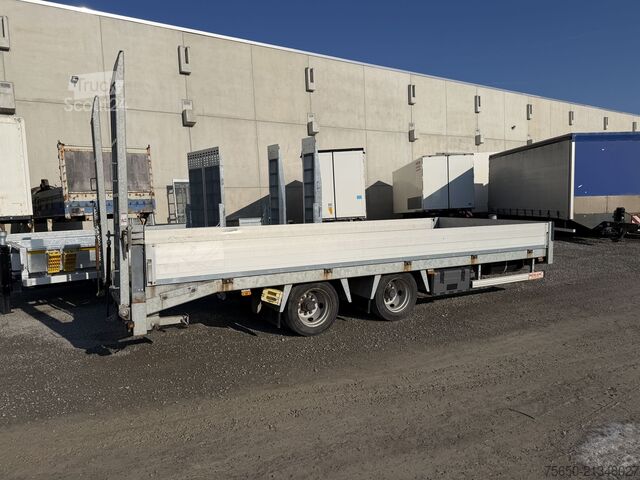 Lavtlaster tilhenger Humbaur HBTZ 136224 TA-BS  13,6 T Tandemtieflader
