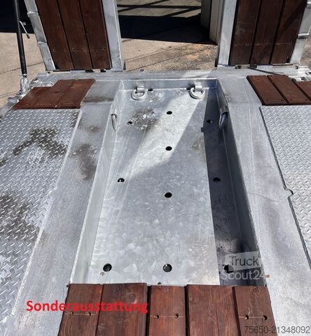 Remorque porte-engins surbaissée Möslein T3-6 VB F  3 Achs Tieflader- Anhänger, Verbreiterung