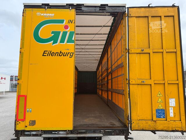 Užitkové vozidlo Krone 3Achs MEGA Staplerhalter !Achsschaden! SAF Lift