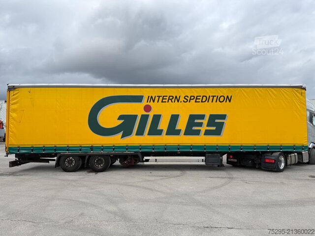 Užitkové vozidlo Krone 3Achs MEGA Staplerhalter !Achsschaden! SAF Lift