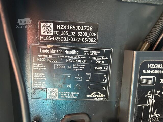 Carrello elevatore frontale Linde H20D-02/600 EVO