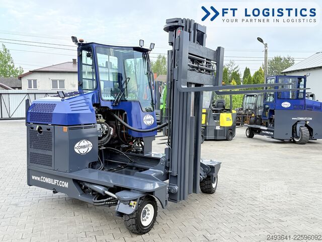 Wózek widłowy czterokierunkowy Combilift C4000 GAS TRIPLEX 5550 POSITIONER CABIN