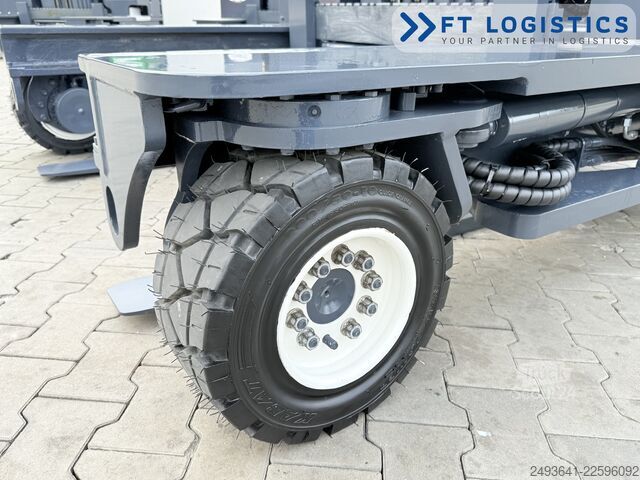 Wózek widłowy czterokierunkowy Combilift C4000 GAS TRIPLEX 5550 POSITIONER CABIN