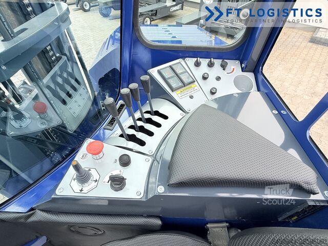 Wózek widłowy czterokierunkowy Combilift C4000 GAS TRIPLEX 5550 POSITIONER CABIN