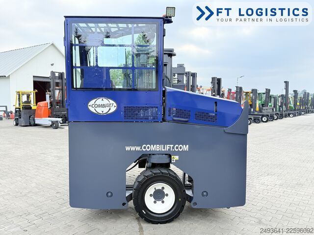 Wózek widłowy czterokierunkowy Combilift C4000 GAS TRIPLEX 5550 POSITIONER CABIN