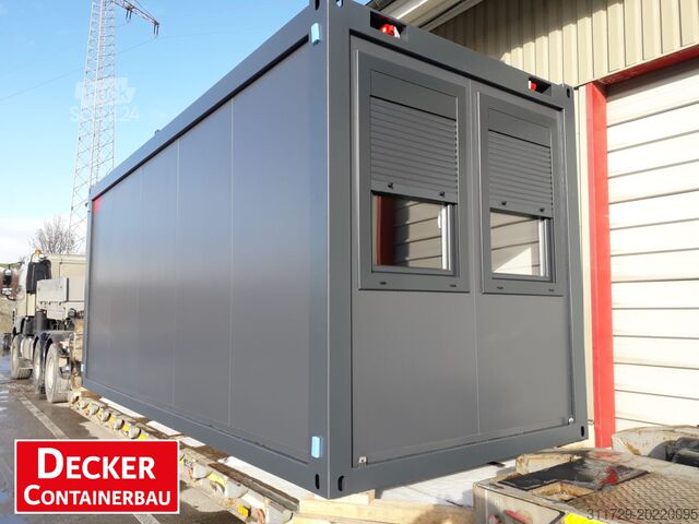 Wohncontainer Decker Containerbau Bürocontainer 20ft, Staplertaschen