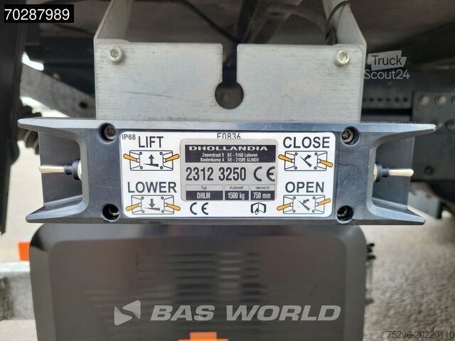 Gesloten bak MAN TGL 12.250 4X2 Low Mileage! 1500kg Ladebordwand...