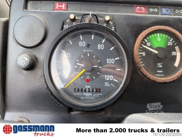 Chassi de caminhão Mercedes-Benz NG 1928 A 4x4, V8-Motor, Winterdienstaustattung