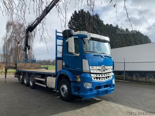 Camião-grua Mercedes-Benz AROCS 3240 8X4 - OPEN BODY HIAB XS 166-E5 HIPRO...