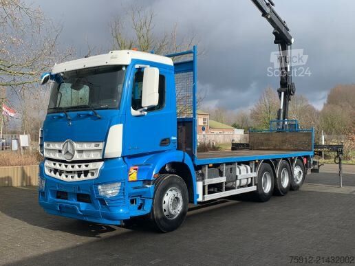 Camião-grua Mercedes-Benz AROCS 3240 8X4 - OPEN BODY HIAB XS 166-E5 HIPRO...