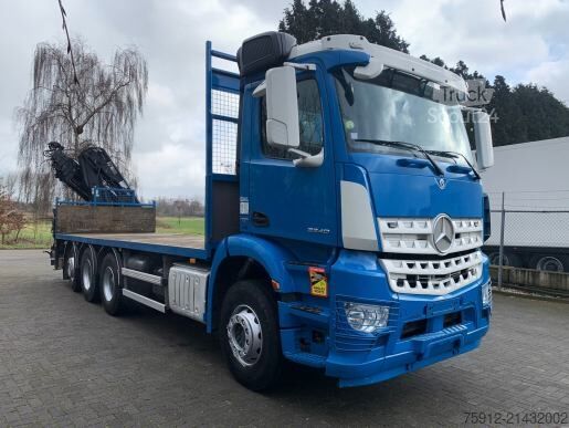 Camião-grua Mercedes-Benz AROCS 3240 8X4 - OPEN BODY HIAB XS 166-E5 HIPRO...