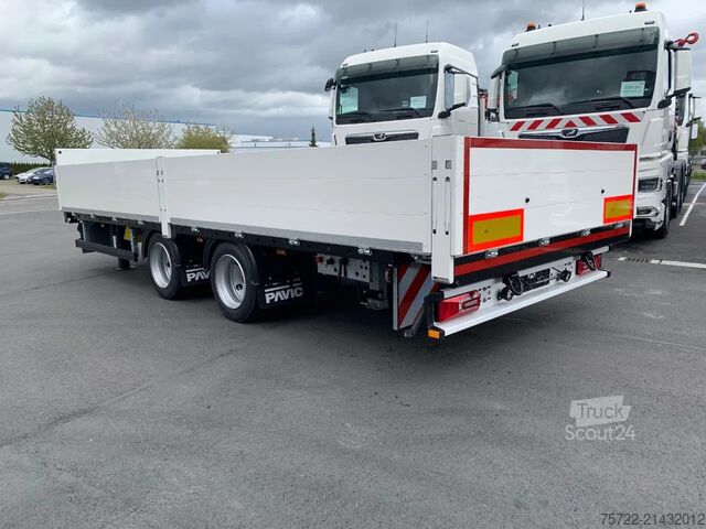 Plateau de chargement PAVIC TBPA 14 64ZC PRITSCHE MIT CONTAINERVERRIEGELUNG...