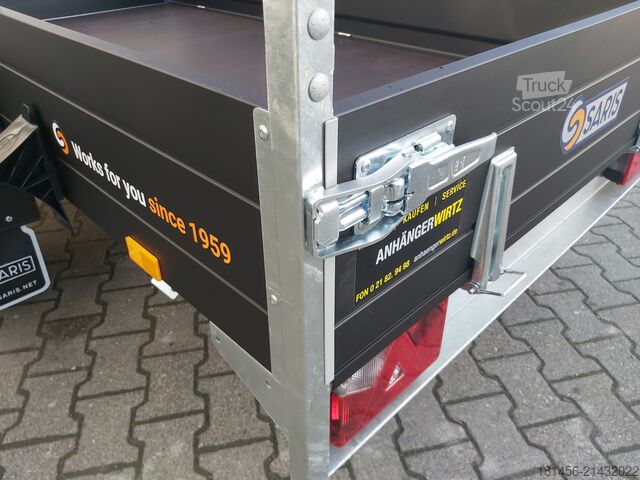 Car trailer Saris direkt DV 135 McAlu pro blackline 1350kg
