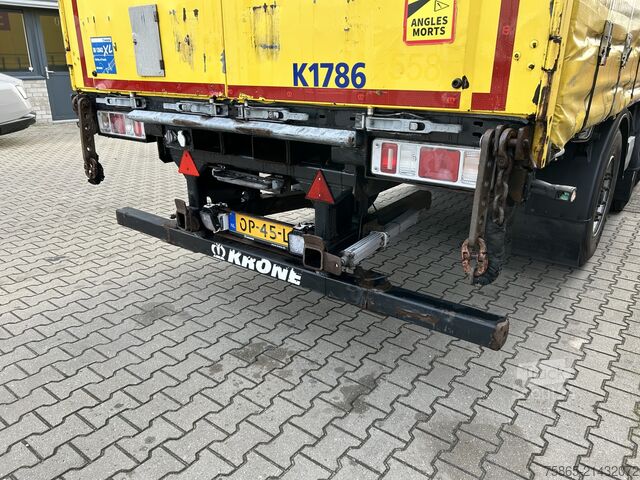 Presenninger, der kan skubbes Krone Profi Liner / Schuifzeil / Kooi Aap / Stuur + L...