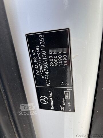 Fourgon tôlé Mercedes-Benz Vito 109 CDI Lang / Injectors defect / Airco / ...