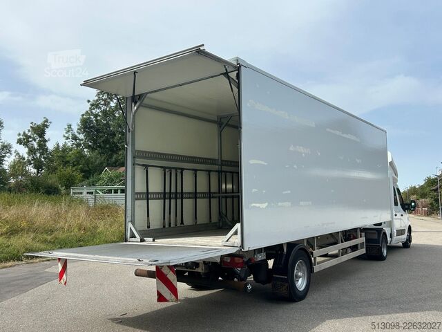 Vrachtwagen met bakwagen OPEL MOVANO DoKa MINISATTEL+AUFFLIEGER LBW KLIMA TEM.