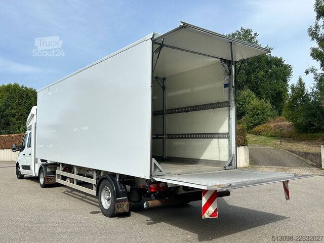 Vrachtwagen met bakwagen OPEL MOVANO DoKa MINISATTEL+AUFFLIEGER LBW KLIMA TEM.