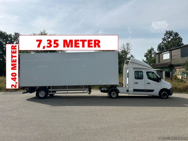 Bestelwagen OPEL MOVANO DoKa MINISATTEL+AUFFLIEGER LBW KLIMA TEM.