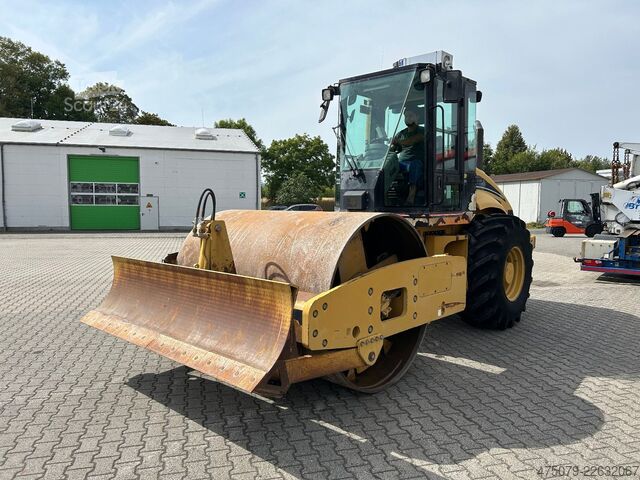 مدحلة أسطوانة واحدة CATERPILLAR CS - 563 E / Walzenzug / 6 Zylinder / Planiersch