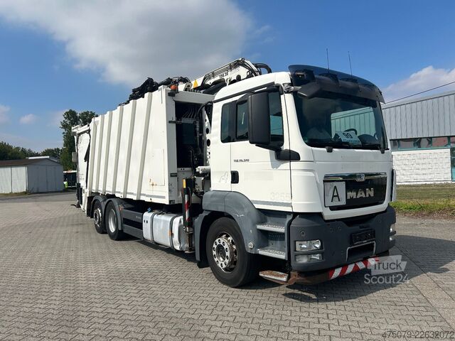 شاحنة جمع القمامة MAN TGS 26.320 / Terex 120 + Funk / Faun 524