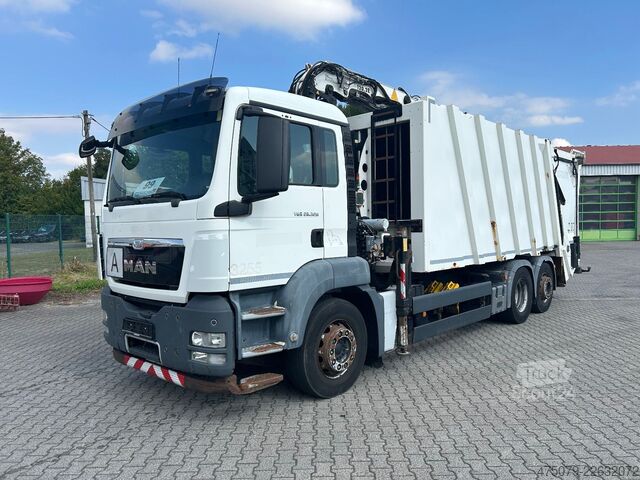 شاحنة جمع القمامة MAN TGS 26.320 / Terex 120 + Funk / Faun 524