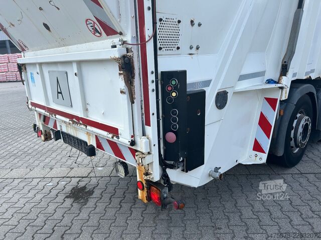 شاحنة جمع القمامة MAN TGS 26.320 / Terex 120 + Funk / Faun 524