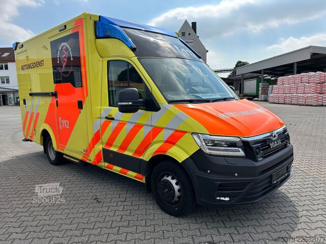 شاحنة إطفاء MAN TGE 5.180 / WAS Trage / Liege