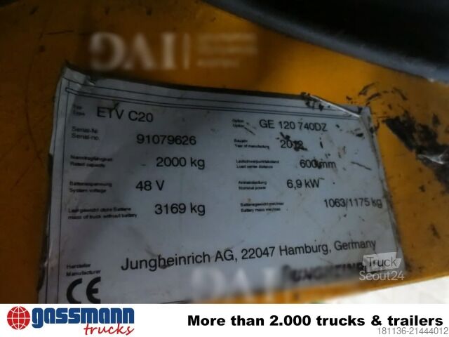 Sonstige Jungheinrich ETV C 20 E-Stapler