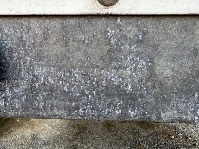 Open oplegger met zeil Schmitz Cargobull 3 achs Tautl 385/65 UNFALL Portal 2xLift