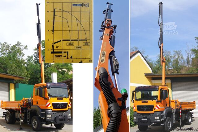 Driezijdige kipper MAN TGS 18.320 BL 4x4 / PK 7001/ MEILLER/ Winterdienst
