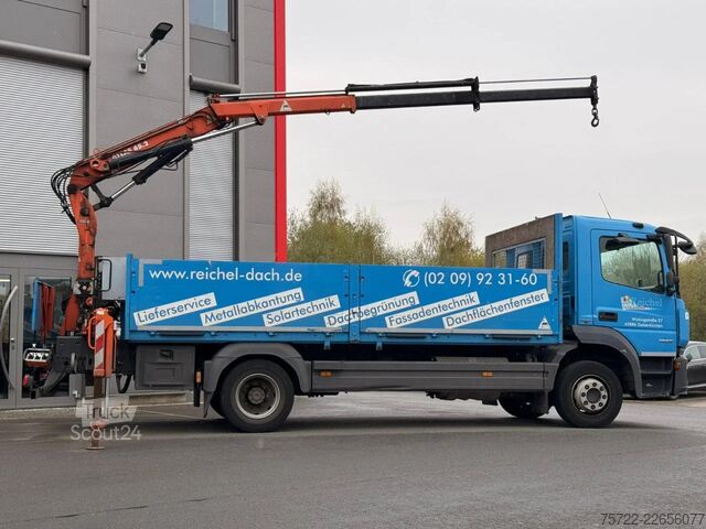 Plateau de chargement Mercedes-Benz Atego 1223 4x2 Pritsche mit Heckladekran ATLAS