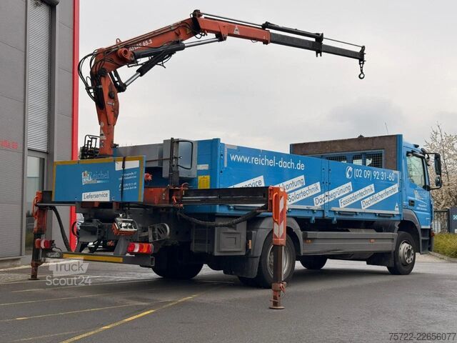 Plateau de chargement Mercedes-Benz Atego 1223 4x2 Pritsche mit Heckladekran ATLAS