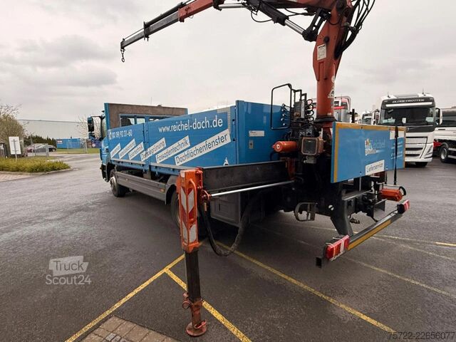 Plateau de chargement Mercedes-Benz Atego 1223 4x2 Pritsche mit Heckladekran ATLAS