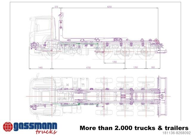 Kroghejselastbil  T20-57-S Abrollanlage, 19x VORHANDEN!