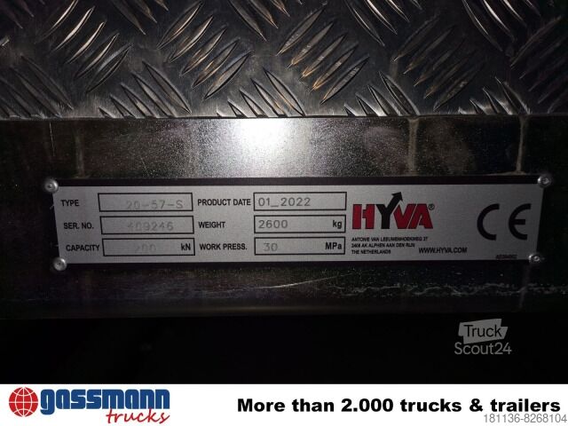 Kroghejselastbil T20-57-S Abrollanlage, 10x VORHANDEN!