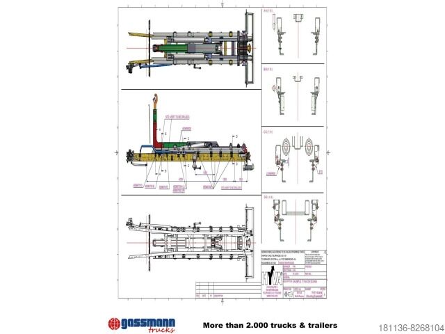 Kroghejselastbil T20-57-S Abrollanlage, 10x VORHANDEN!