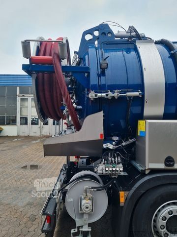 Vacuum tank truck MERCEDES-BENZ FFG 6X2 / elephant vacu 13.002 VSK / VERMIETUNG!